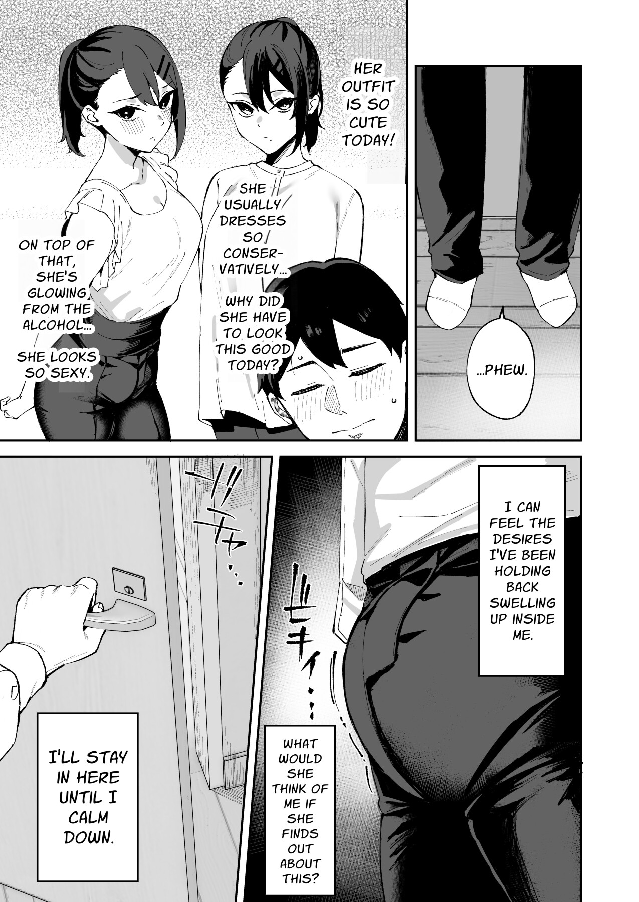 Hentai Manga Comic-I Called An Escort Service & My Girlfriend's Sister Turned Up-Read-40